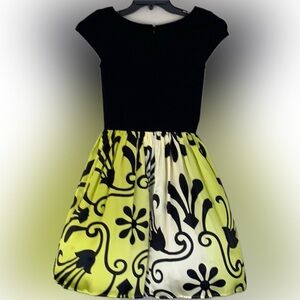 Alice + Olivia Black and Green Dress